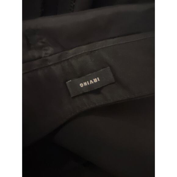 Women 8 Lafayette 148 New York Irving Black Pants Wool Trousers Straight Leg - Picture 7 of 7